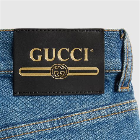 gucci jeans denim bianco blu scuro|gucci jeans sale.